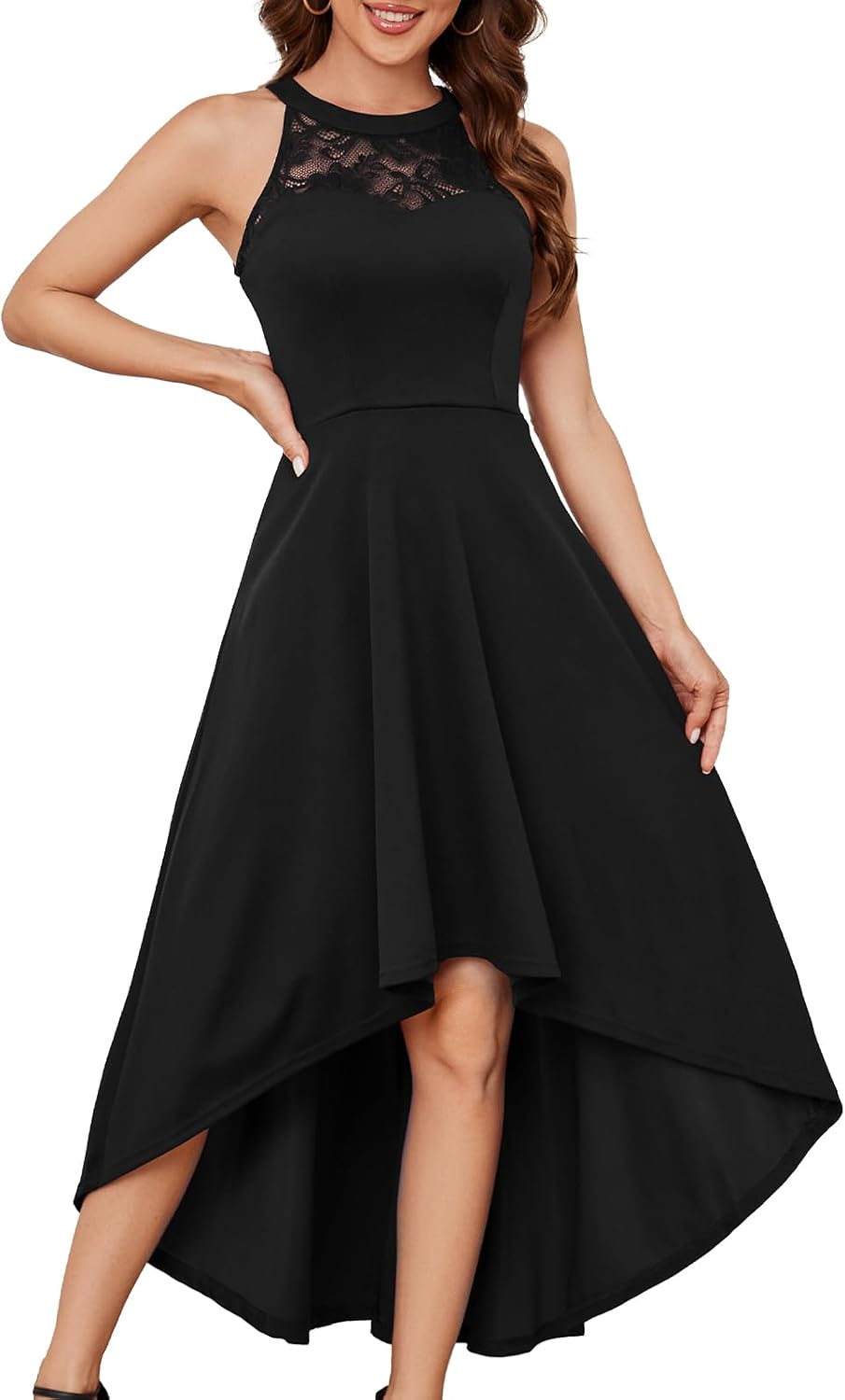 Bbonlinedress Women Halter Cocktail Short Prom Homecoming Dress for Teens