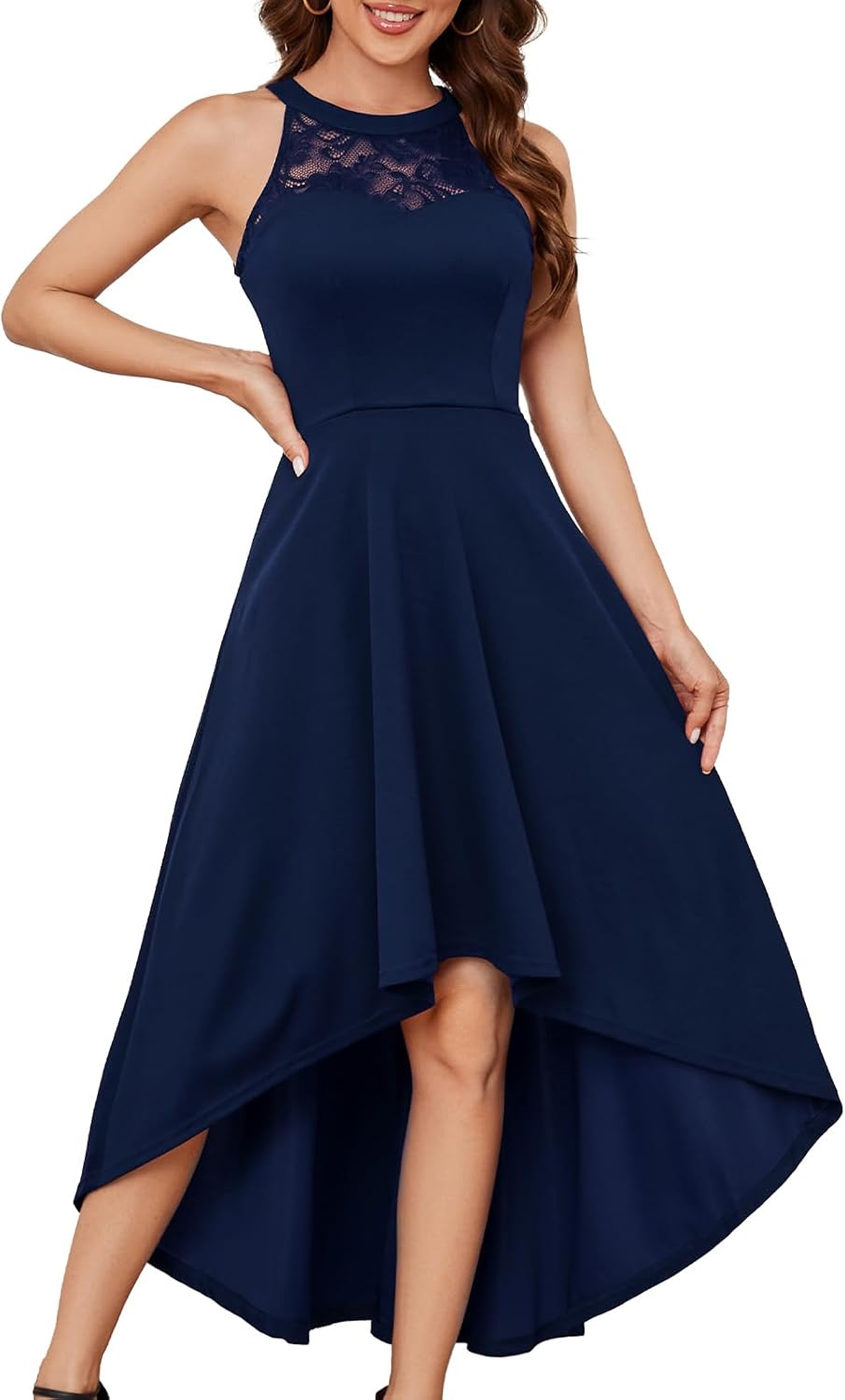 Bbonlinedress Women Halter Cocktail Short Prom Homecoming Dress for Teens